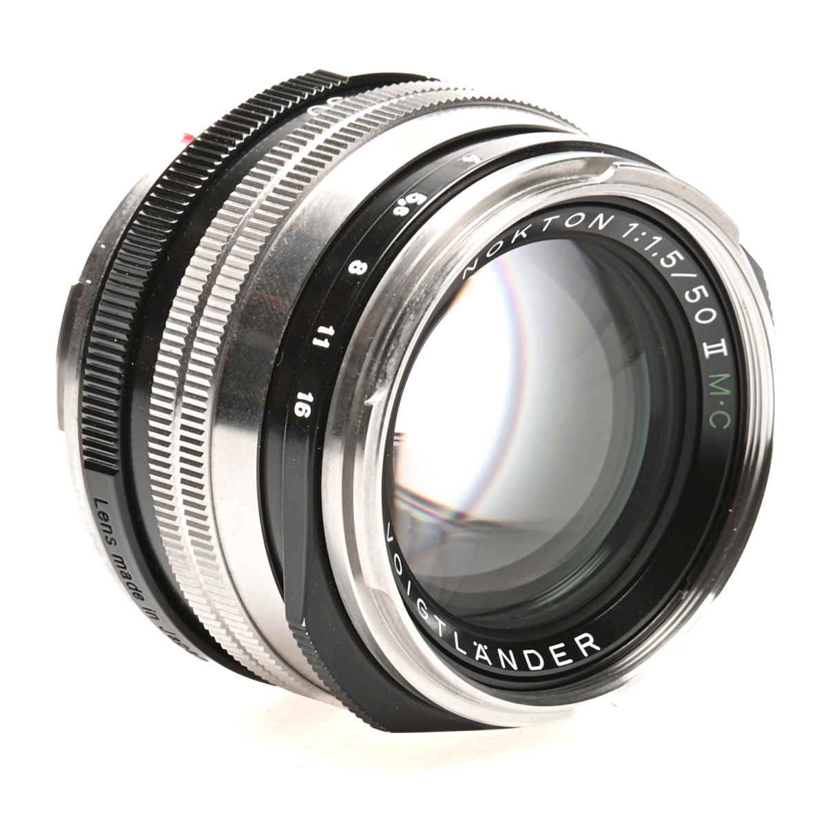 Voigtländer 50mm F1.5 Nokton II M.C. Asph. für Leica M-Mount gebraucht