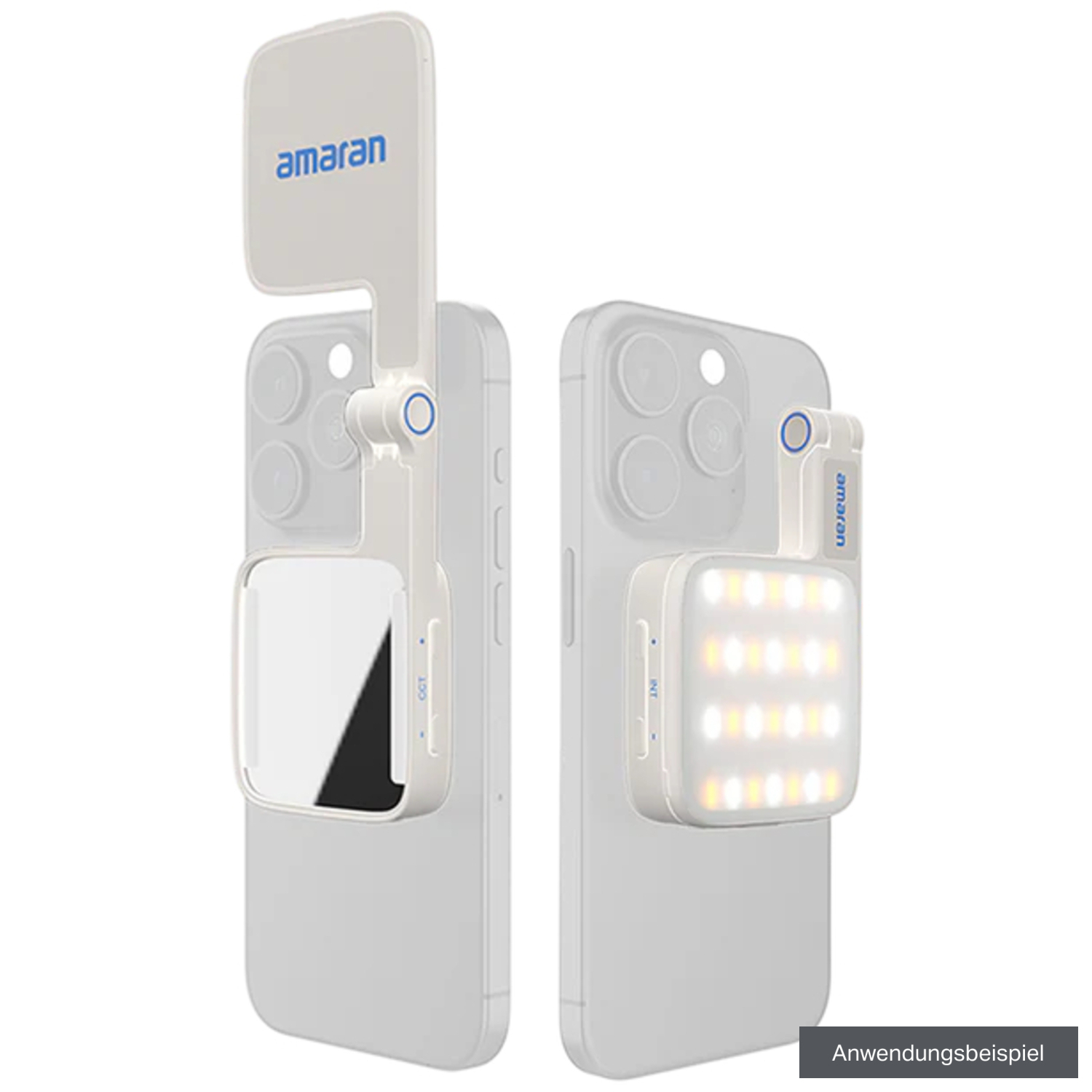 Amaran Mini-LED-Leuchte Go für Smartphones weiß