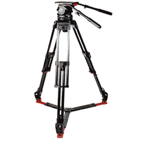 Sachtler SAC2512 System Video 25 Kohlefaser mit Stativkopf, EFP 2 CF-Stativ, Bodenspinne und Abdeckung