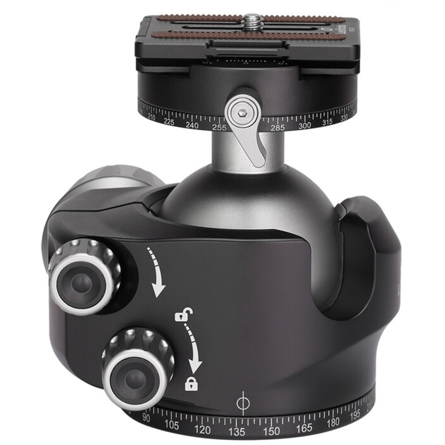 Leofoto LH-55R Stativ-Kugelkopf + NP-60 Wechselplatte