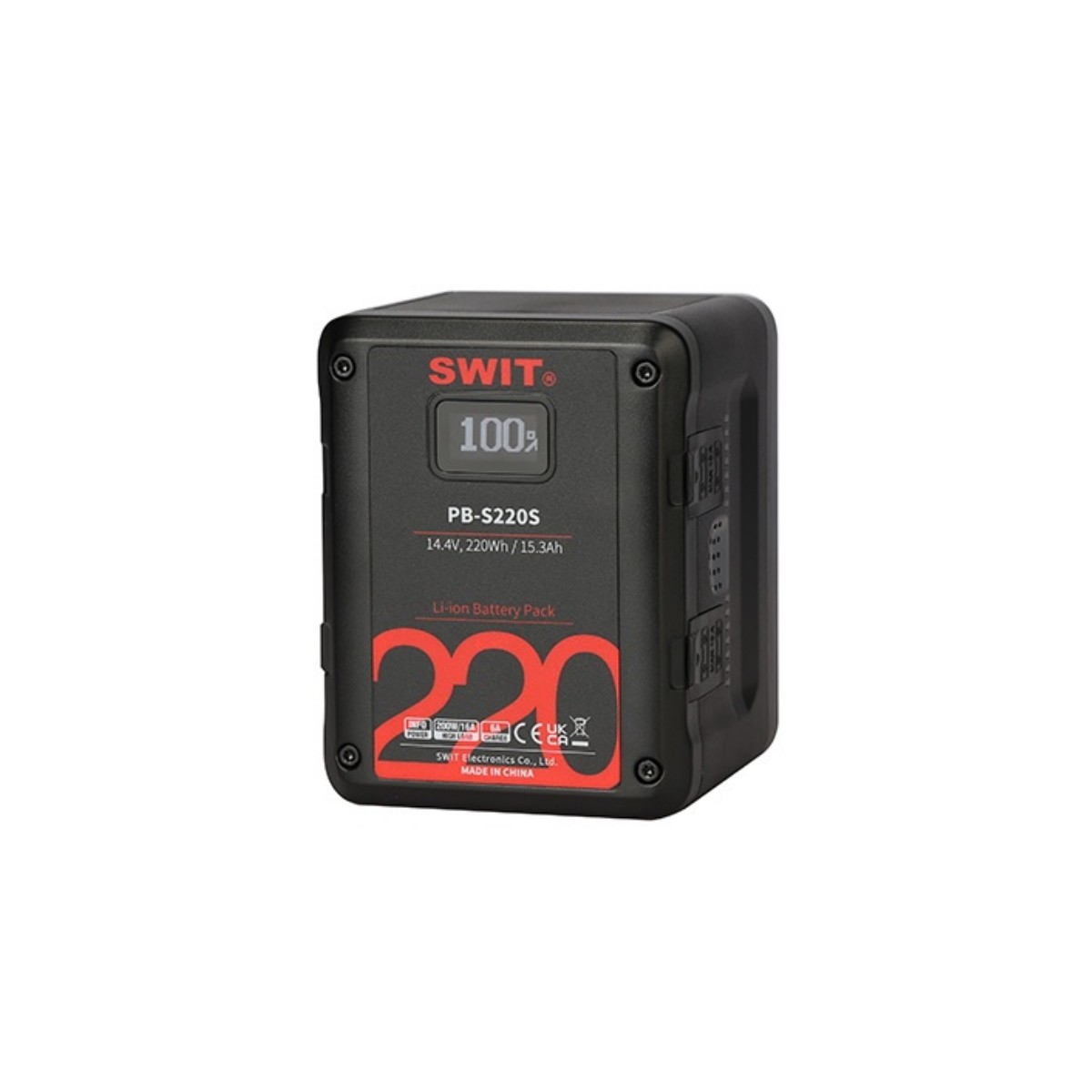 Swit Multi-sockets Square Digital Akku PB-S220S