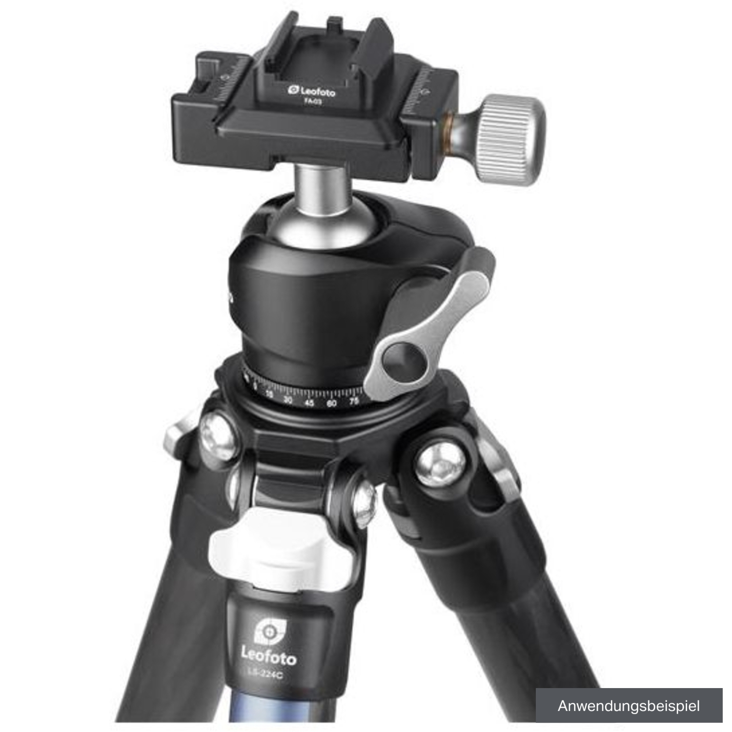 Leofoto FA-03 Blitzschuhadapter mit Arca-Swiss-kompatibler Grundplatte