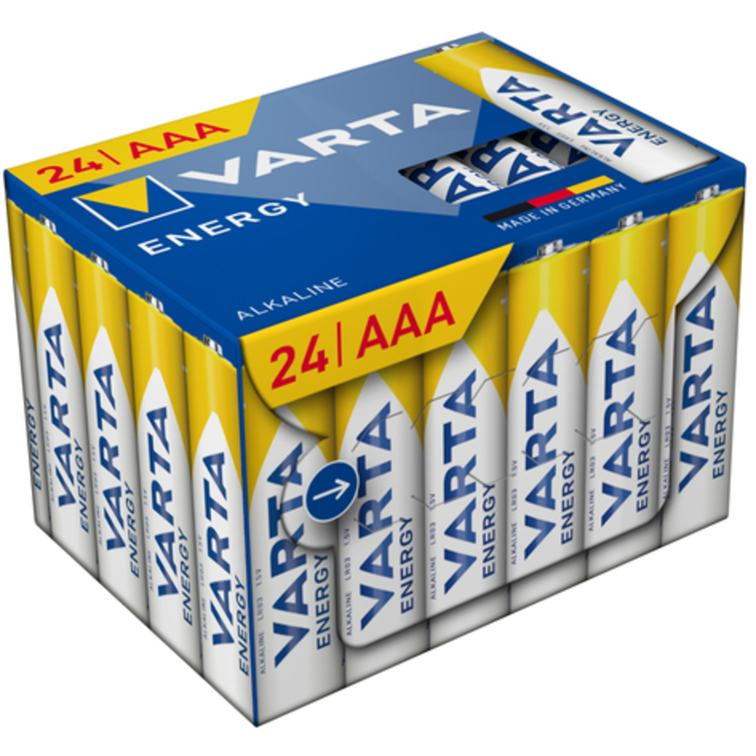 Varta Batterie Energy CUBE24 AAA Micro Alkaline 1,5V 24er Pack