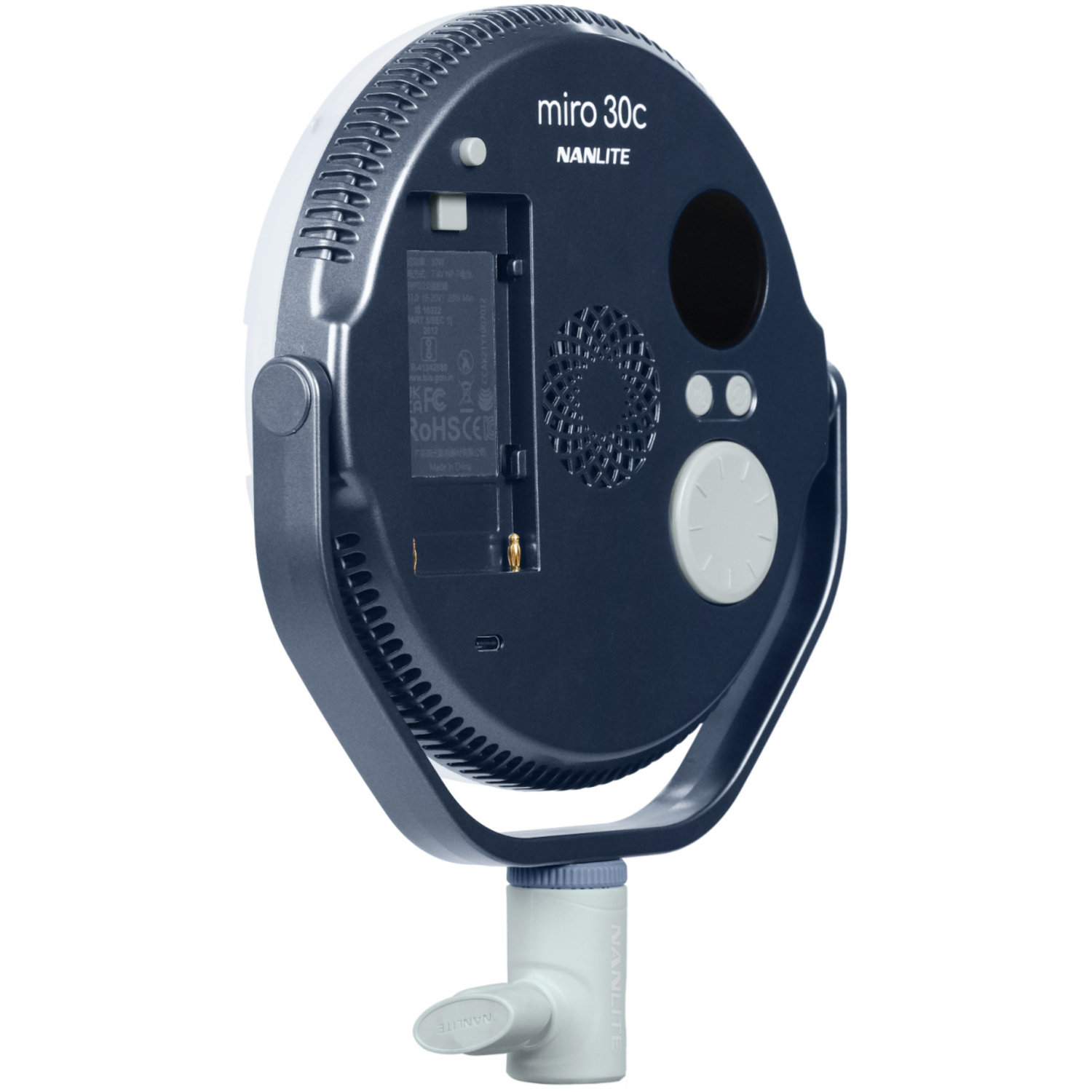 Nanlite Full-Color Multifunktions-Flächenleuchte miro 30c mitternachtsblau