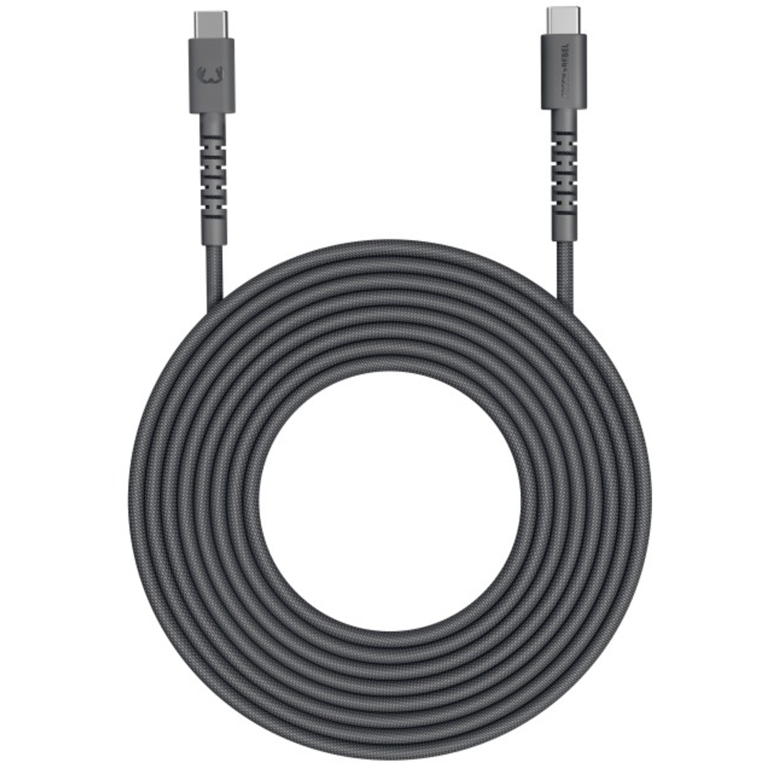 Fresh 'n Rebel Kabel FlexWave USB-C zu USB-C 100W Storm Grey 2m