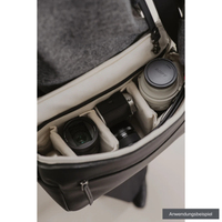 LOULEX x MALEY Umhängetasche XL-Organizer Bag 12,1L schwarz