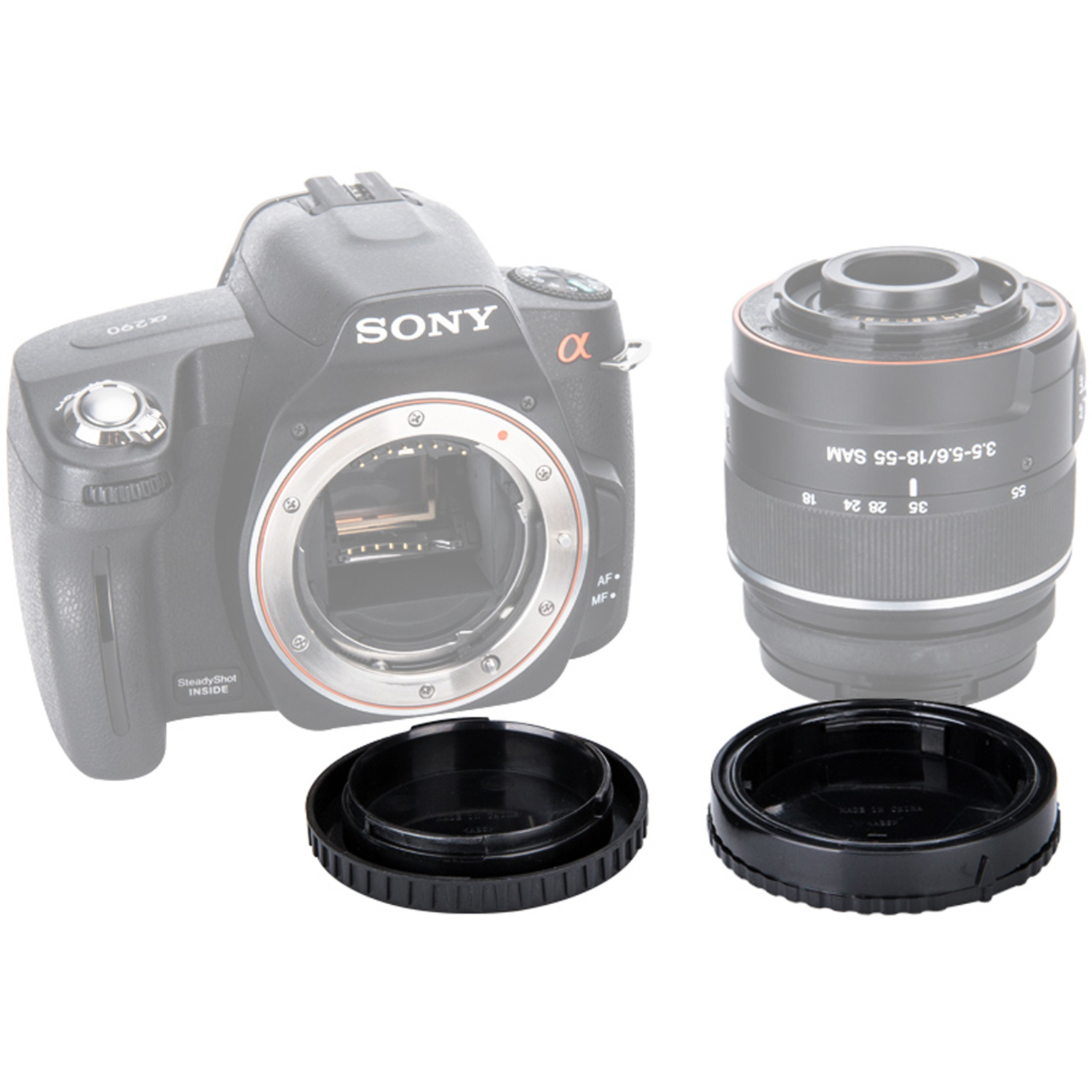 B.I.G. Gehäuse-/Objektivrückdeckel Set Sony A