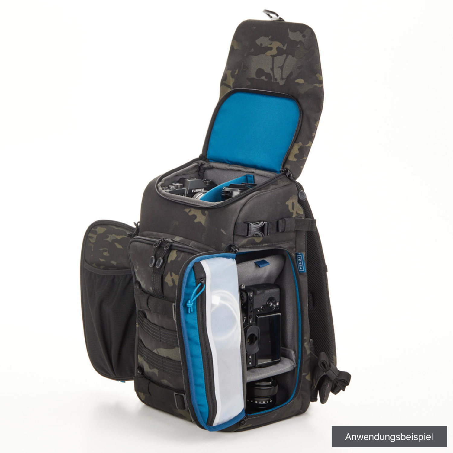 Tenba Axis v2 LT 18L Rucksack MultiCam, Schwarz