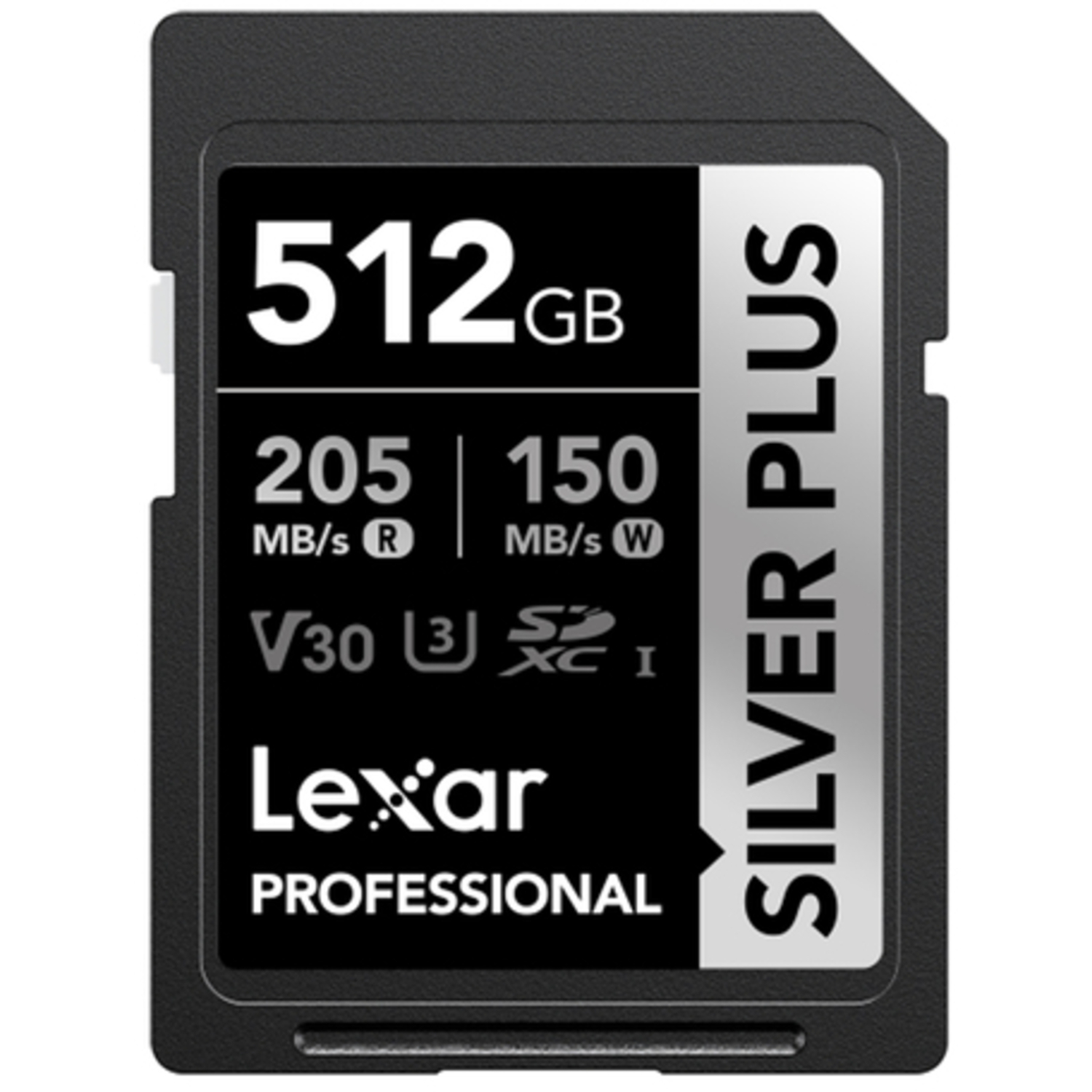 Lexar SILVER PLUS 512GB SDXC UHS-I V30
