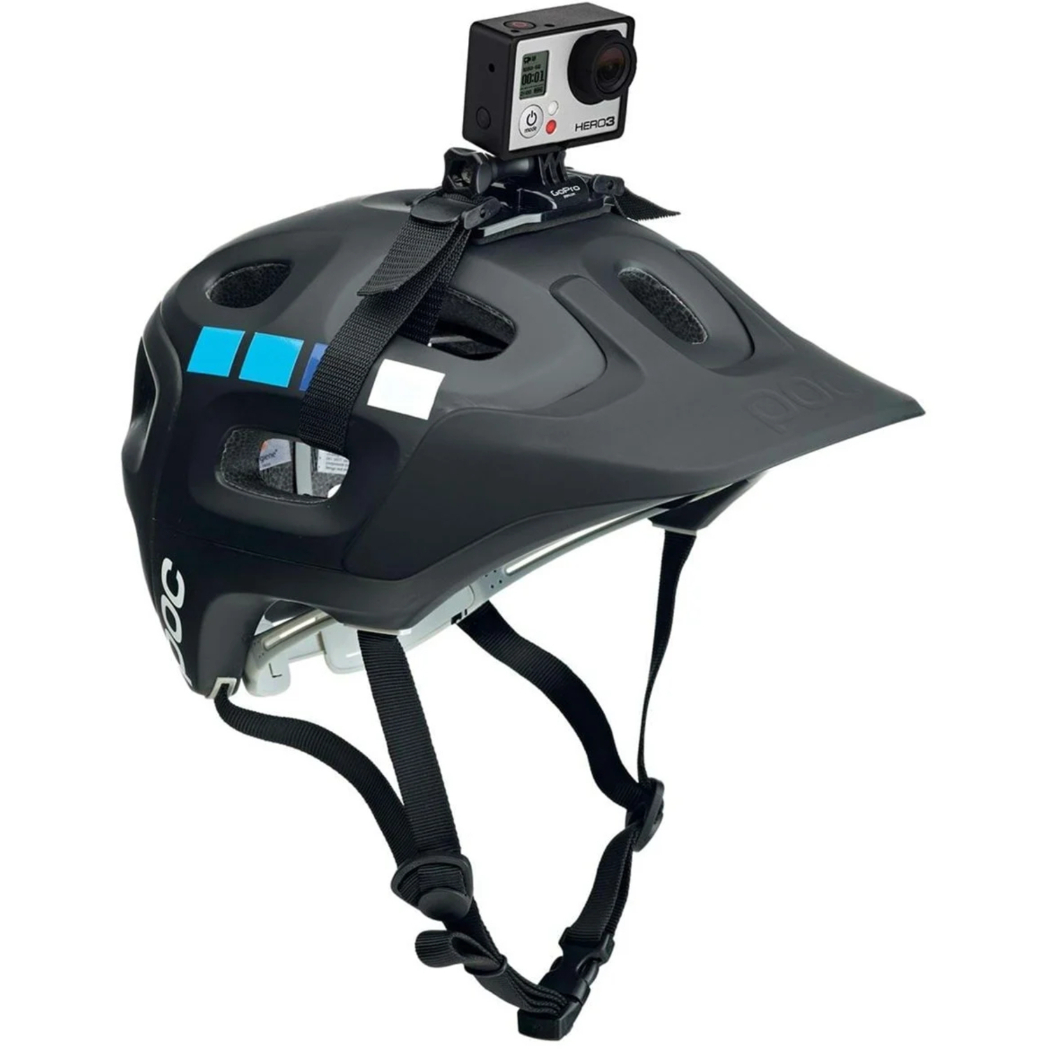 GoPro Gurthalterung für belüftete Helme