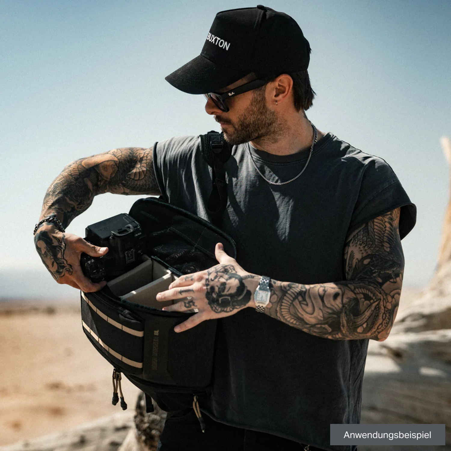PolarPro Fotorucksack Roadrunner 8L schwarz