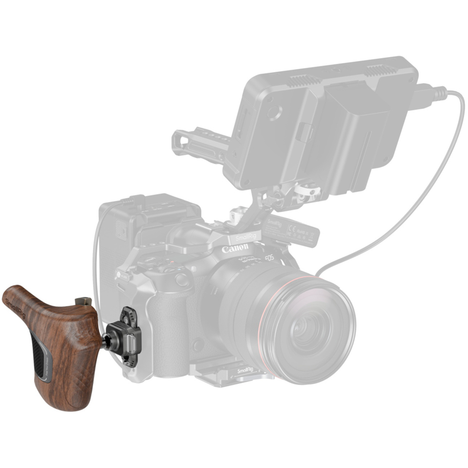 SmallRig Rechter Holzgriff ImageGrip mit NATO-Klemme 5192