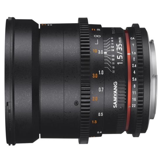 Samyang 35mm T1.5 VDSLR AS UMC II für Canon EF-Mount