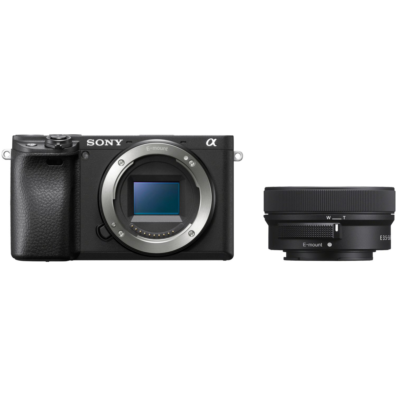 Sony Alpha 6400A mit 16–50 mm