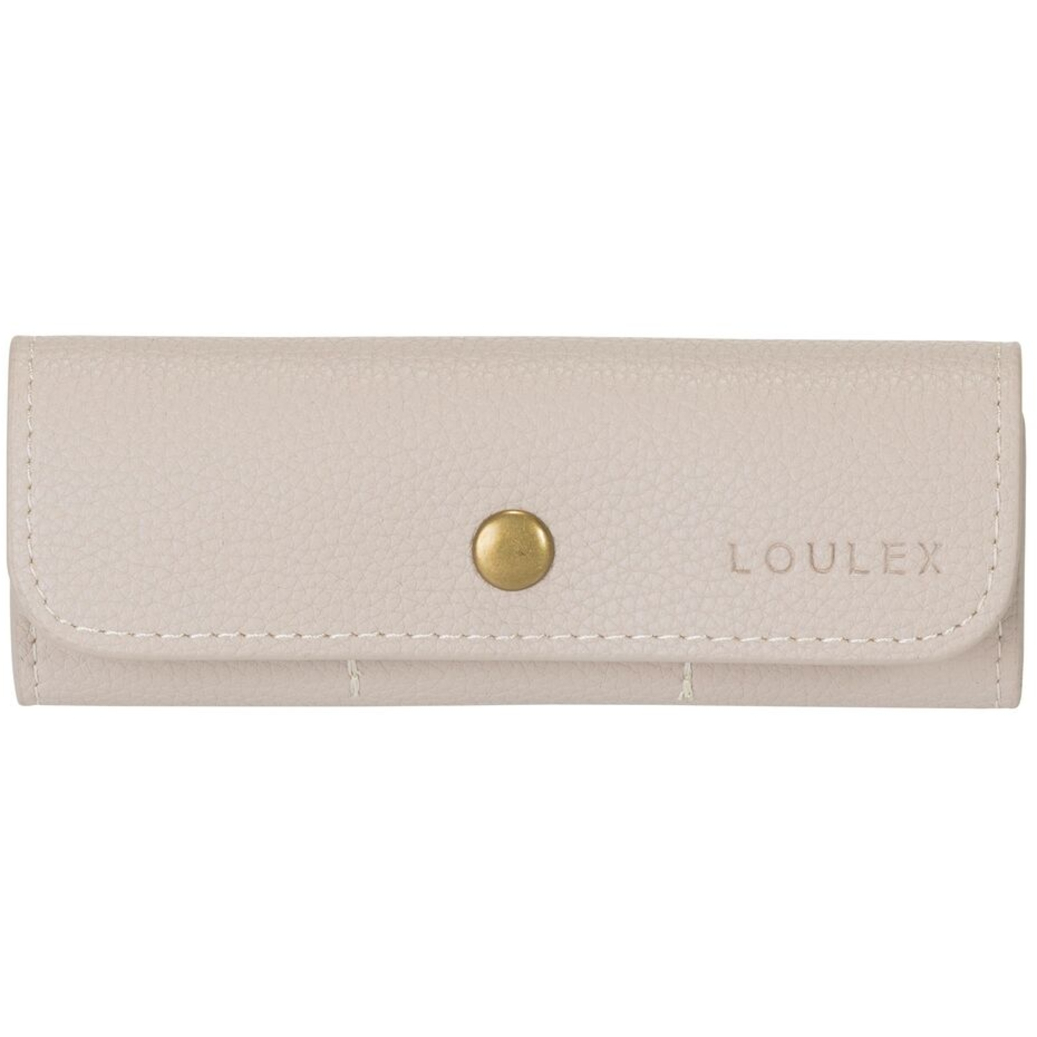 LOULEX Speicherkartenetui Mini SD-Wallet beige für SD-Karten
