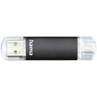 Hama USB-Stick Laeta Twin USB 3.0 128GB Schwarz