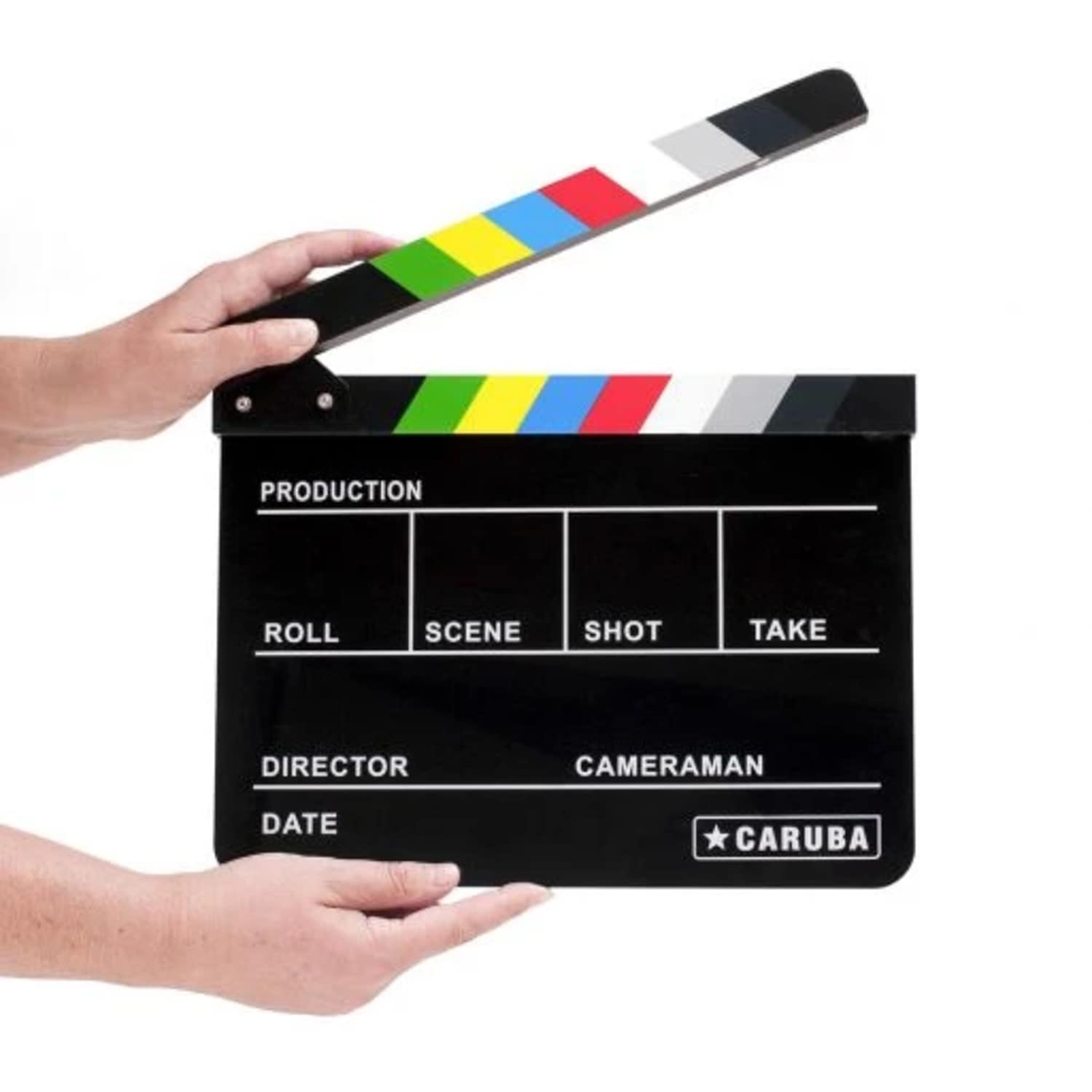 Caruba Professionelle Filmklappe Schwarz