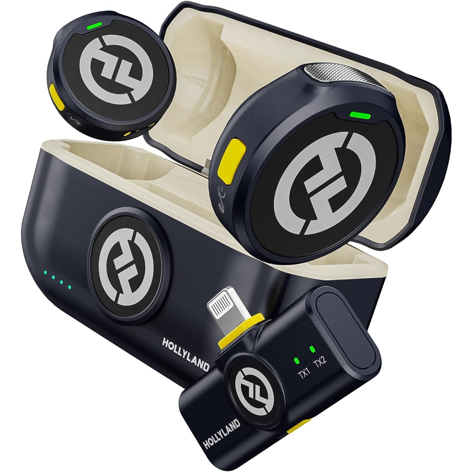 Hollyland LARK M2 mit Lightning-Stecker Drahtloses Ansteckmikrofon