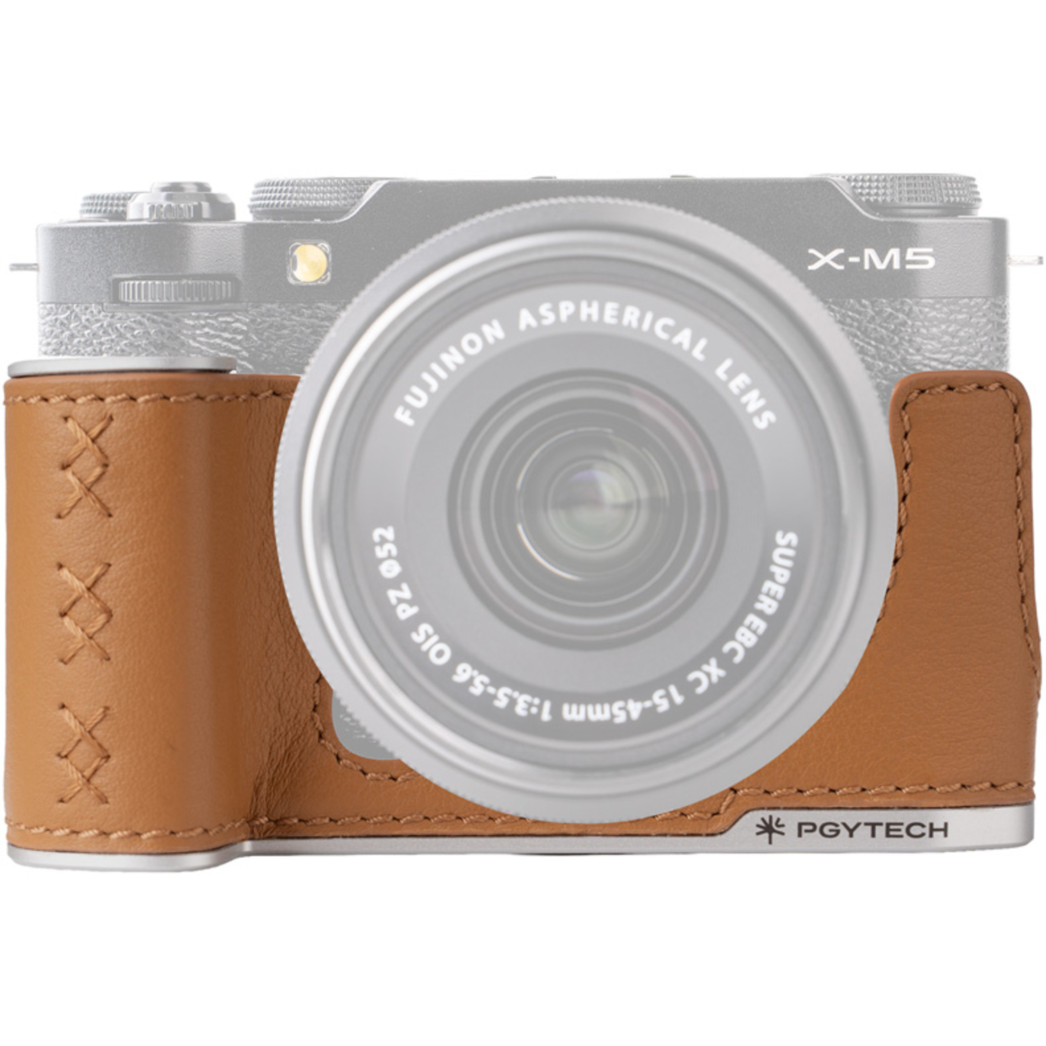 PGYTECH Leder-Kameracase Clay Brown für Fujifilm X-M5