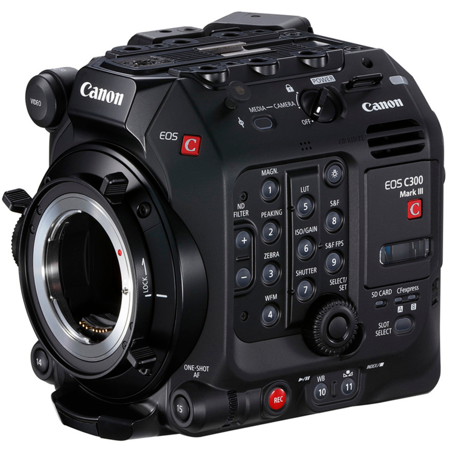 Canon EOS C300 Mark III mit EU-V2 Erweiterungseinheit 