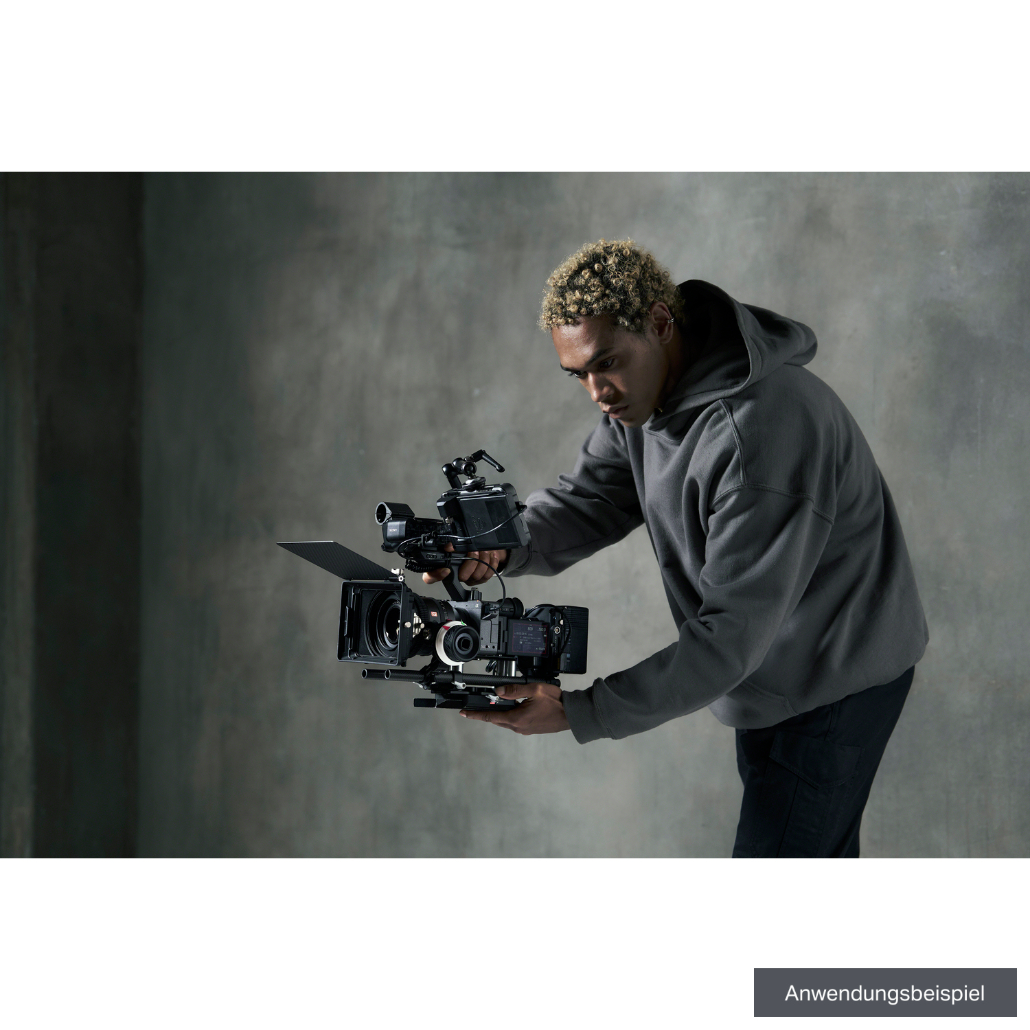 Sony FX2 mit XLR-Handgriff