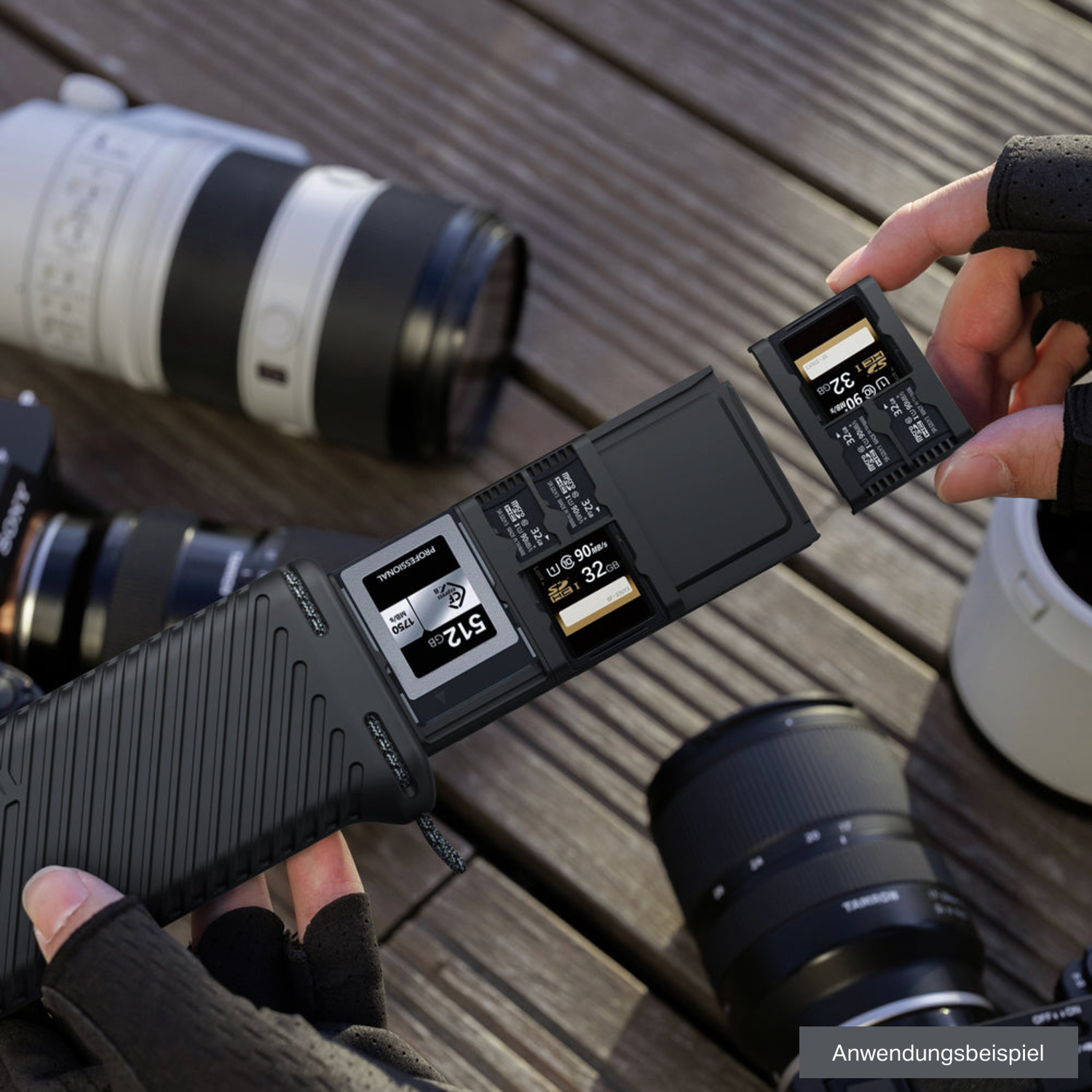 PGYTECH Speicherkartenetui CreateMate für alle Kartentypen