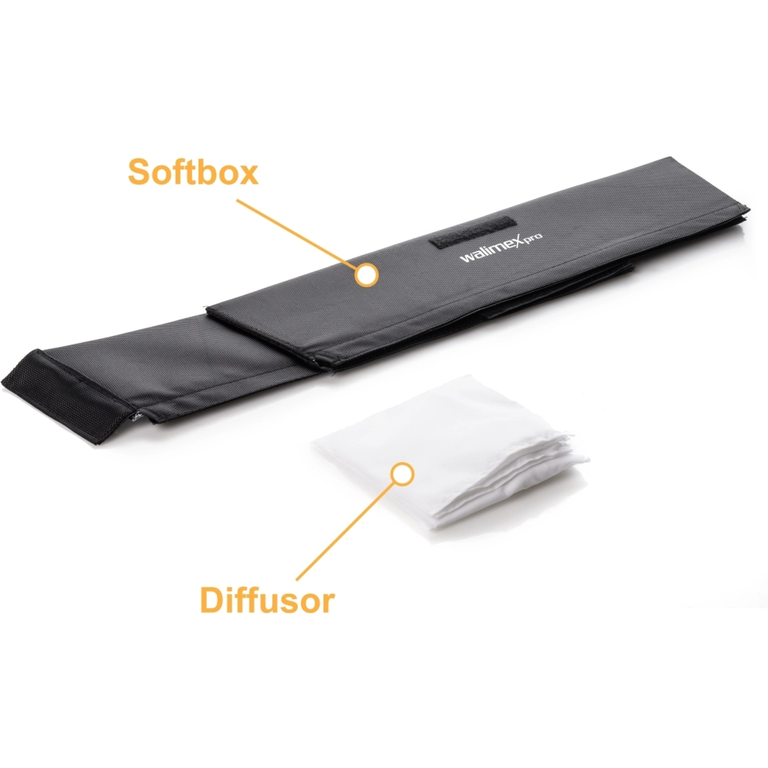 Walimex Pro Softbox für Flex LED 1000 Bi Color