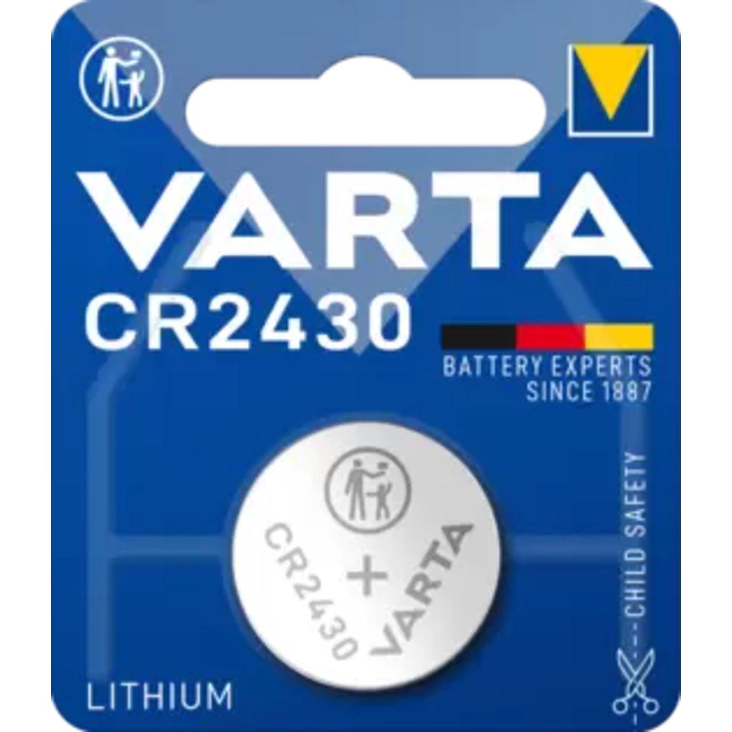 Varta Batterie CR2430 Knopfzelle Lithium 3V