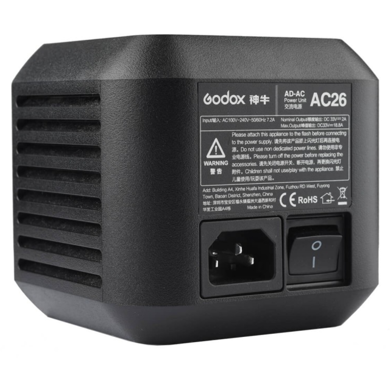 Godox AC26 AC Adapter für AD600 Pro
