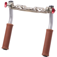 Vocas Tube Handgriff-Kit mit langen Ledergriffen und Schienenhalter