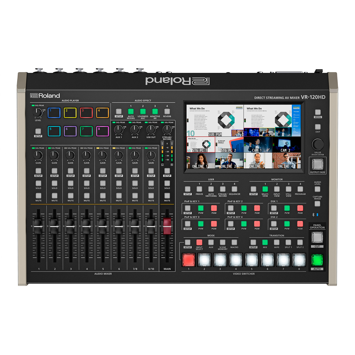 Roland VR-120HD direct Streaming AV Mixer