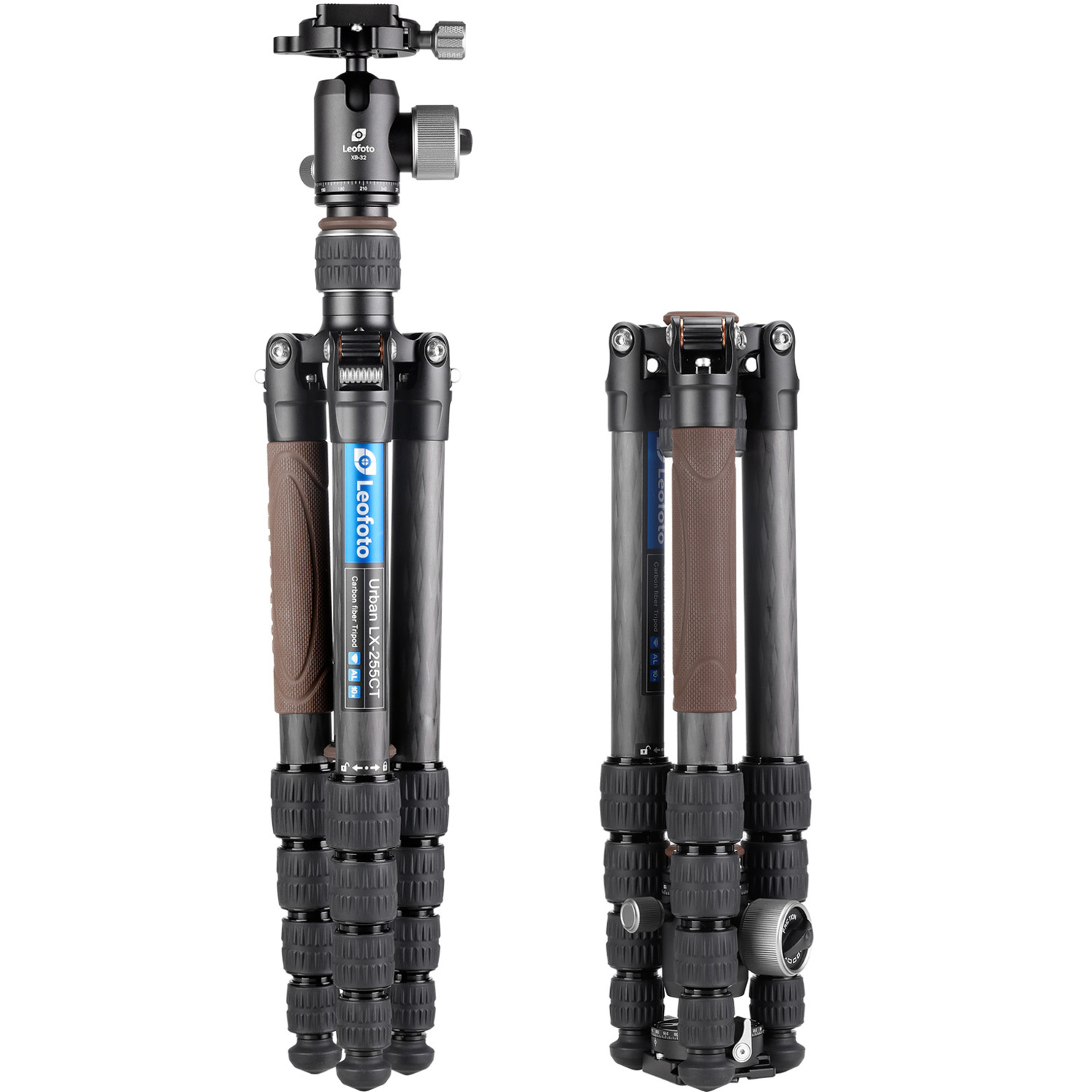 Leofoto Carbon-Dreibeinstativ LX-255CT + XB-32 Kugelkopf