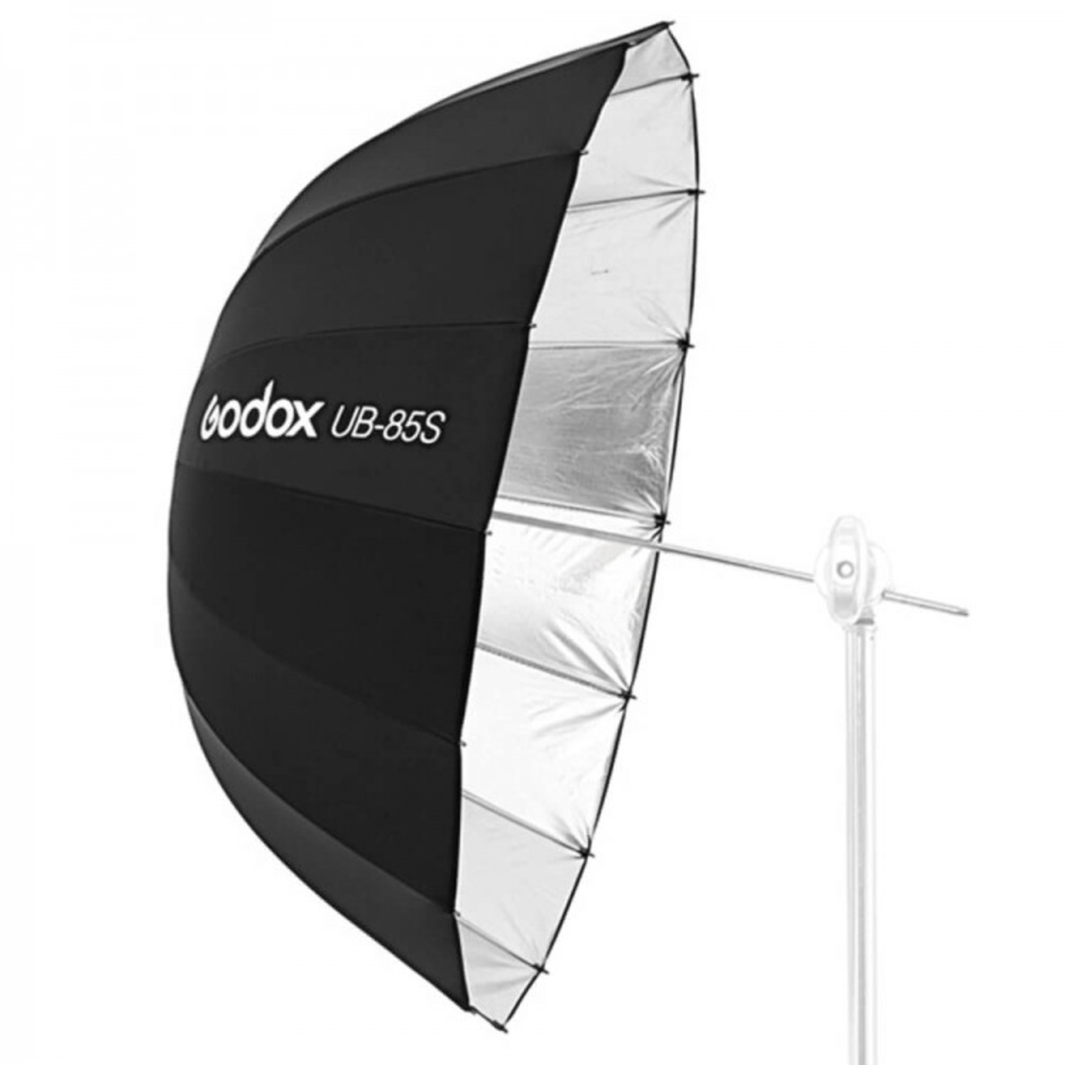 Godox UB-85S Parabolschirm 85 cm  Black & Silver