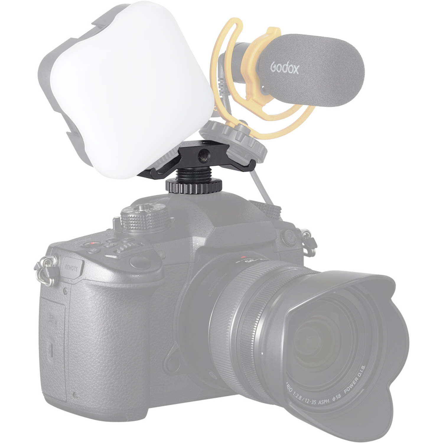 Godox Dual Cold Shoe Verlängerung VSM-H02