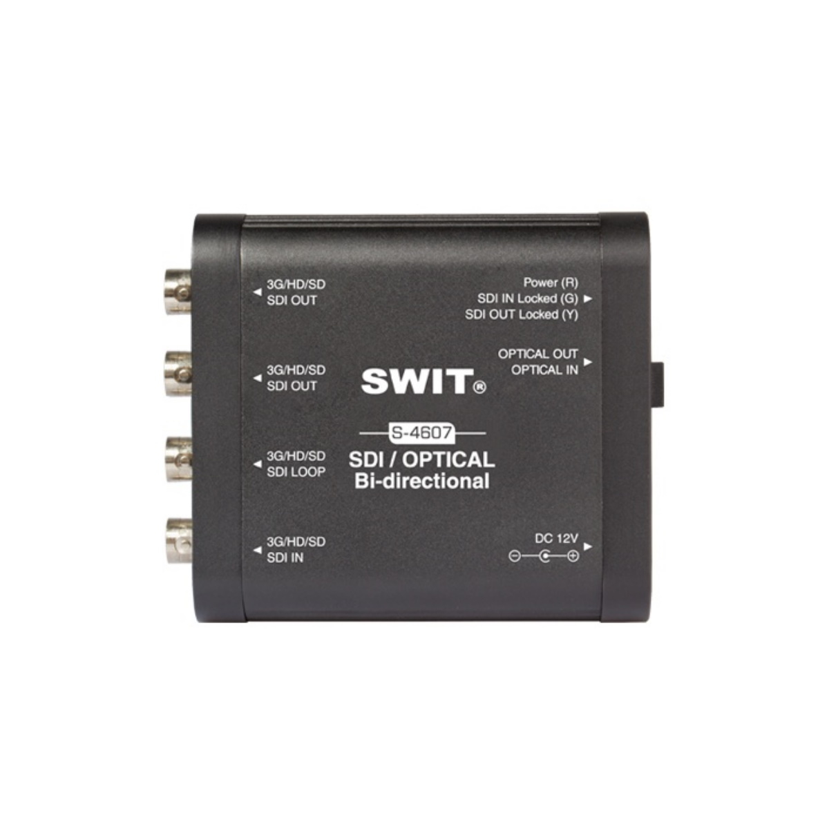 Swit Bi-directional SDI/Optical Converter S-4607