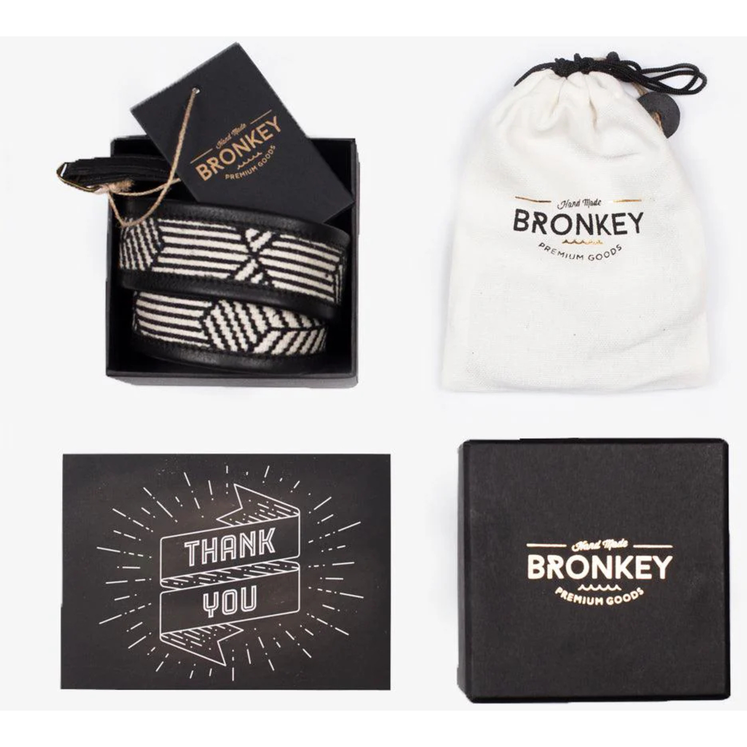 Bronkey Kameragurt Jaipur #115 Textil und Leder