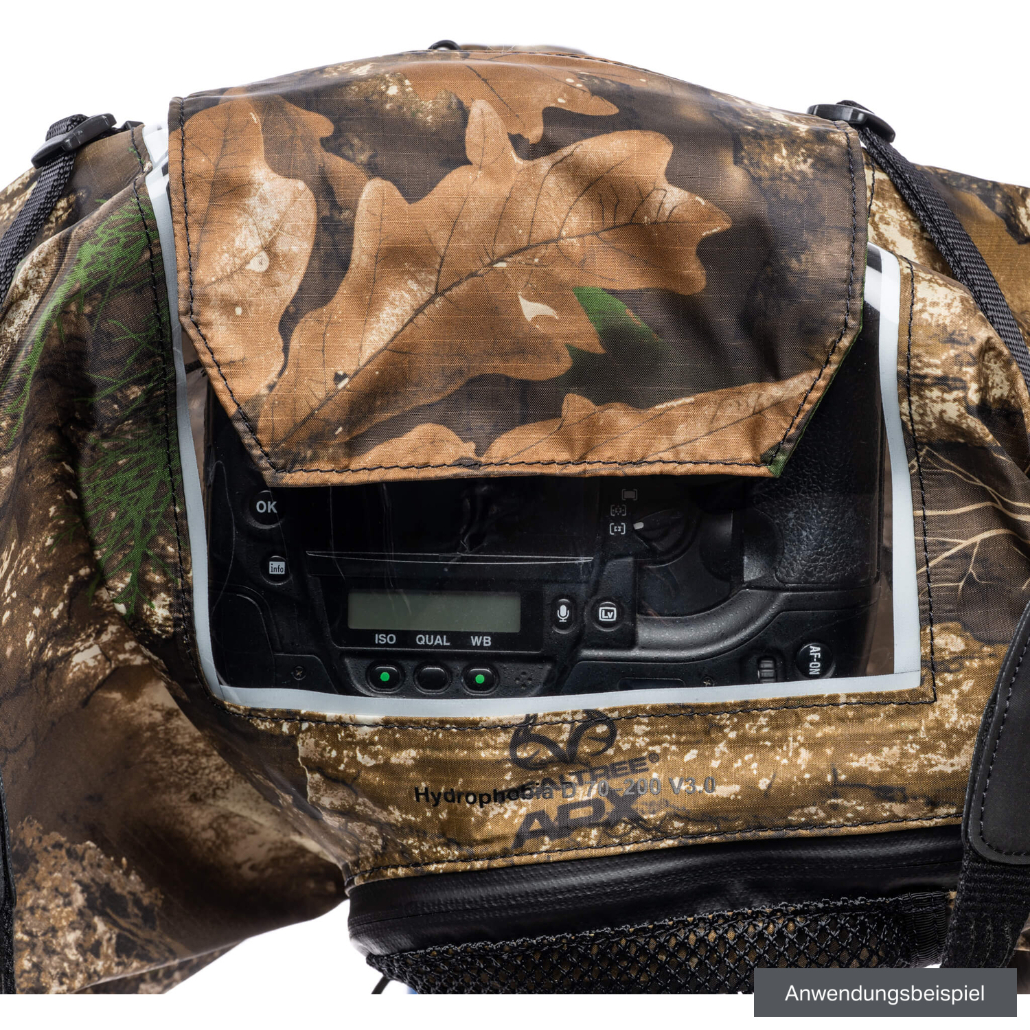 thinkTank Hydrophobia D 70-200 Realtree APX Camouflage für Kameras mit 70-200mm F2.8 Objektiv