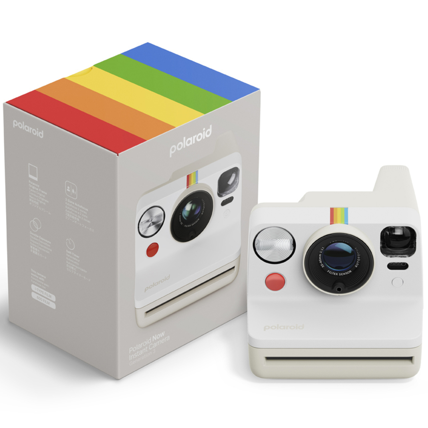 Polaroid Now Gen3 Pepple White