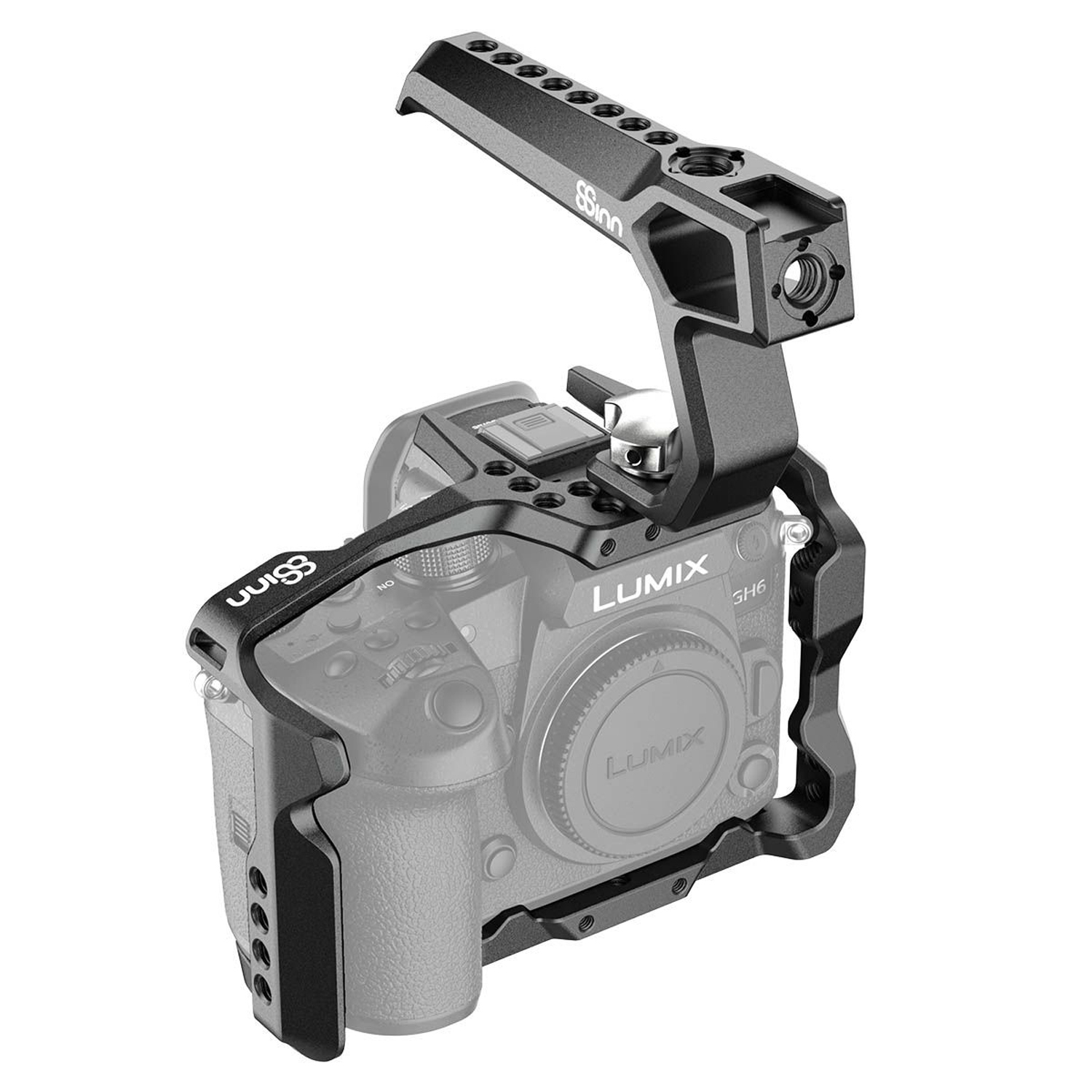 8Sinn Cage mit Black Raven Top Handle für Panasonic GH6
