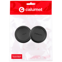 Calumet Objektiv- und Gehäusekappen-Set für Fujifilm X-Mount