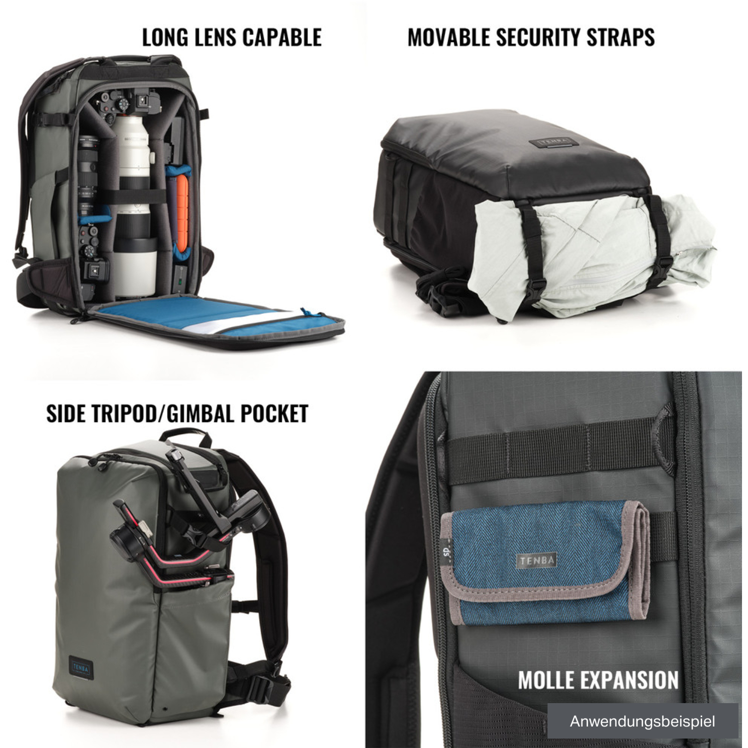 Tenba Fotorucksack Solstice v2 20L grau