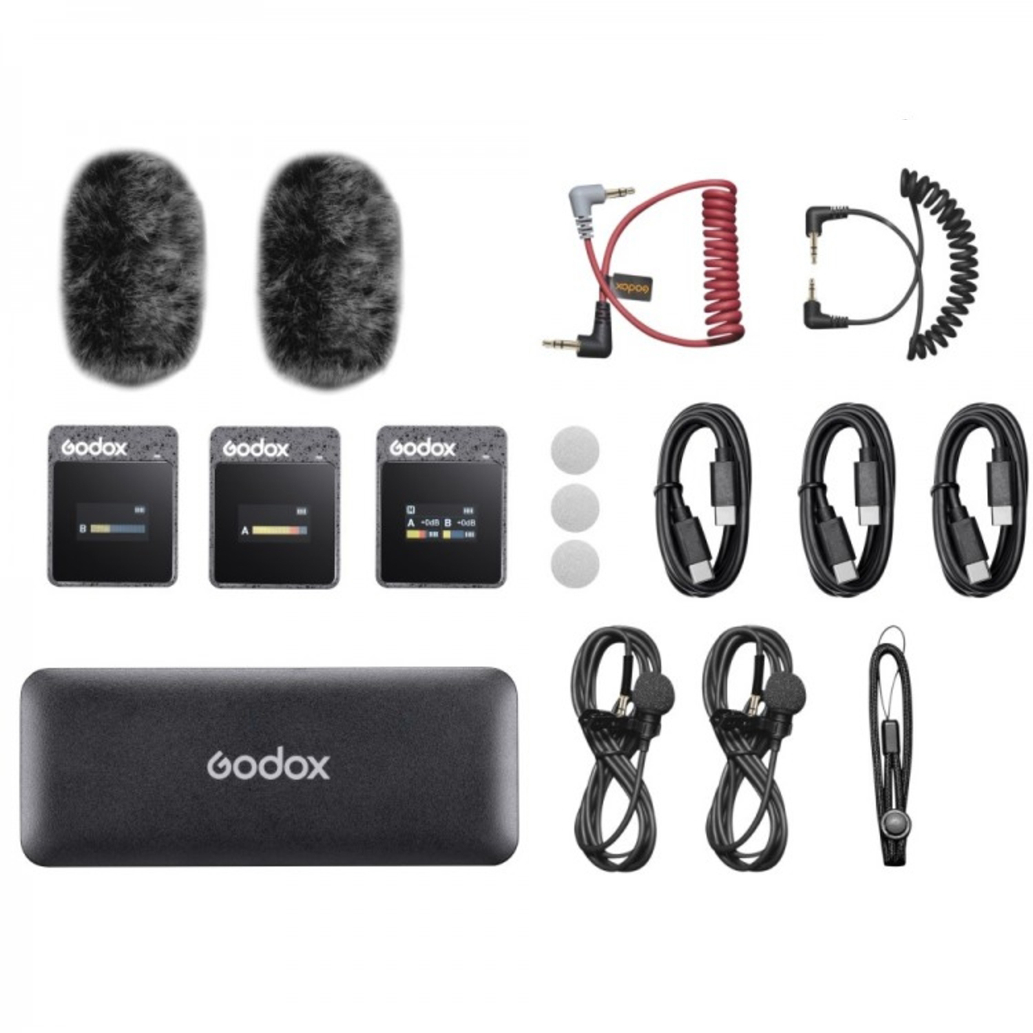 Godox Move Link II M2 2.4GHz Drahtloses Mikrofon System