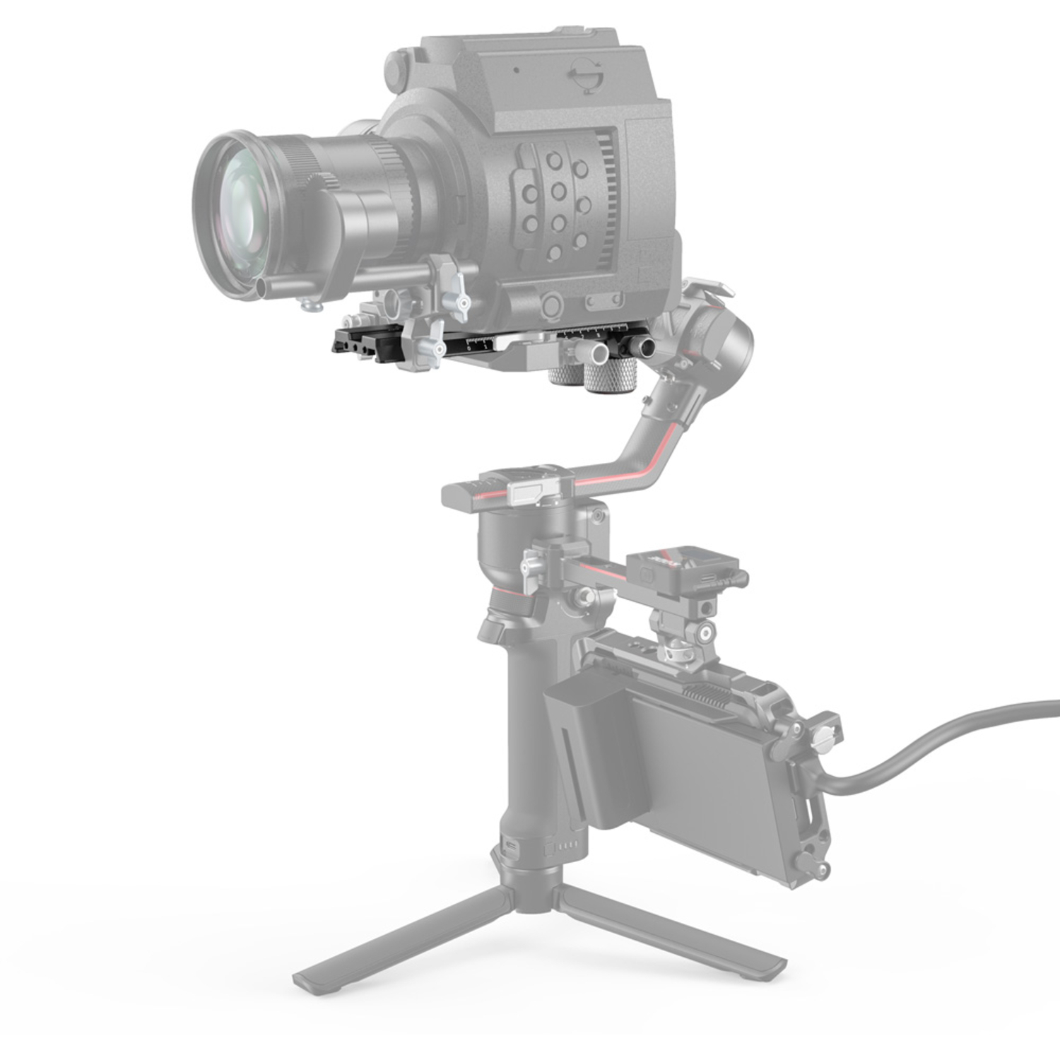 SmallRig Schnellwechselplatte erweitert 3031 für DJI RS2 und Ronin-S Gimbal