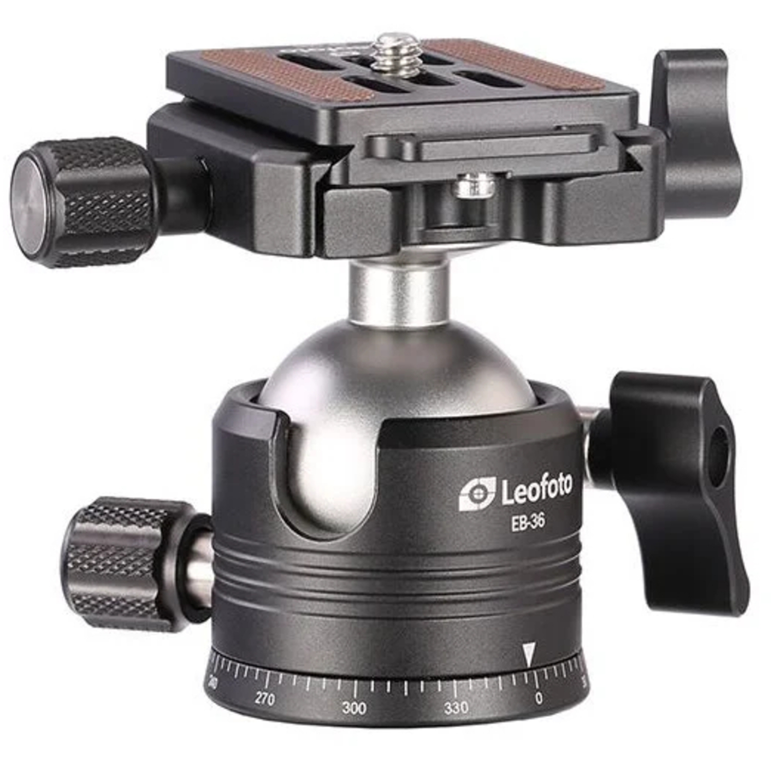 Leofoto Stativ-Kugelkopf EB-36 mit Schnellwechselplatte NP-50S