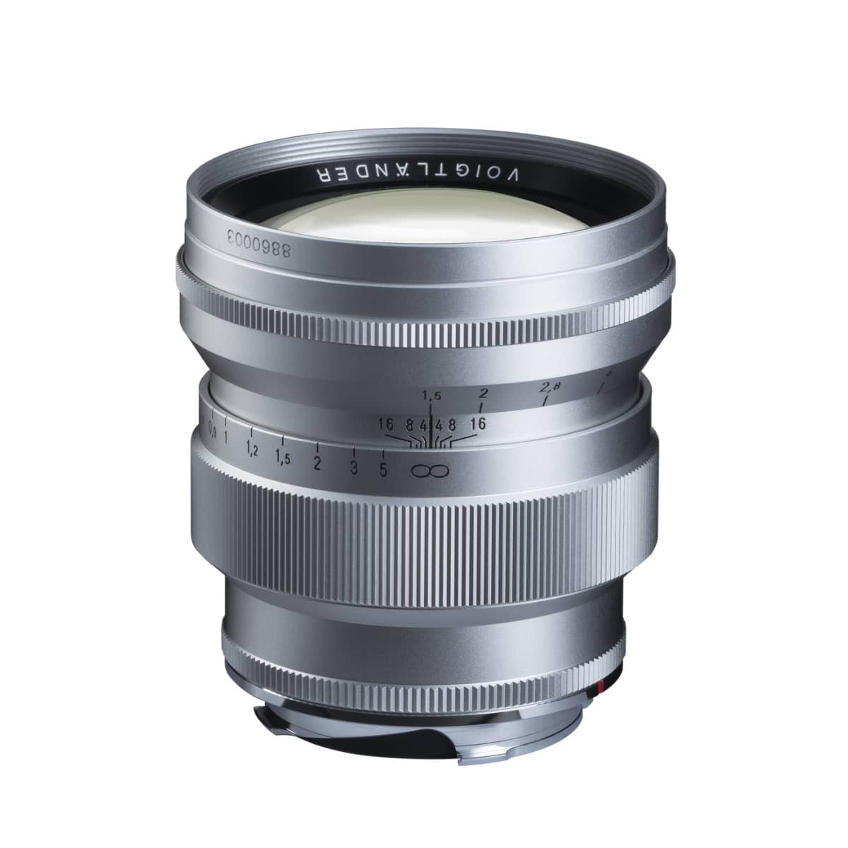 Voigtländer 75mm F1.5 Nokton Asph. für Leica M-Mount silber