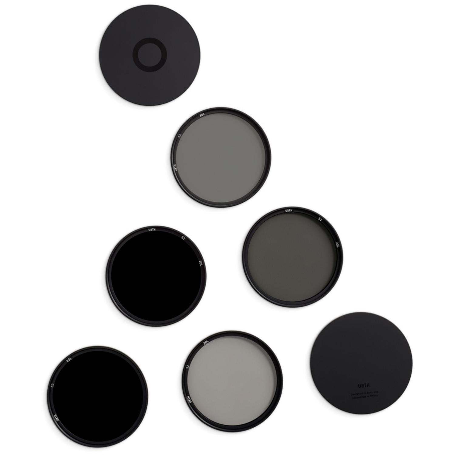 Urth 52mm ND2, ND4, ND8, ND64, ND1000 Objektivfilter Kit (Plus+)