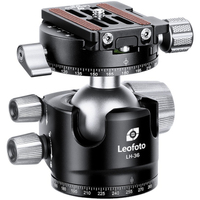 Leofoto Kugelkopf LH-36R mit Schnellwechselplatte NP-50