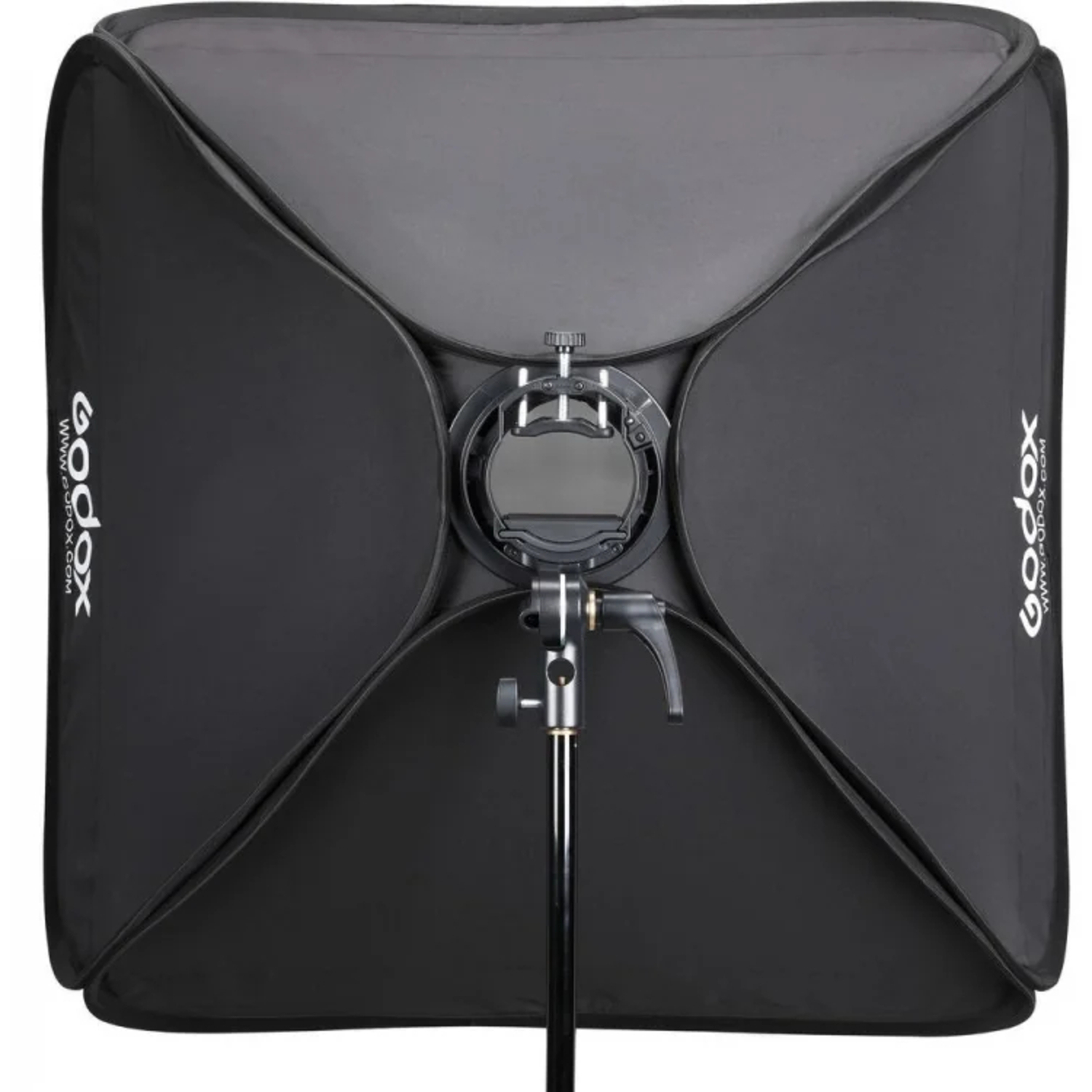 Godox S2 Halterung Bowens mit Softbox 60x60cm und Grid