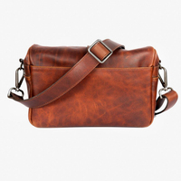 Bronkey Paris Leder Camera Bag Cognac