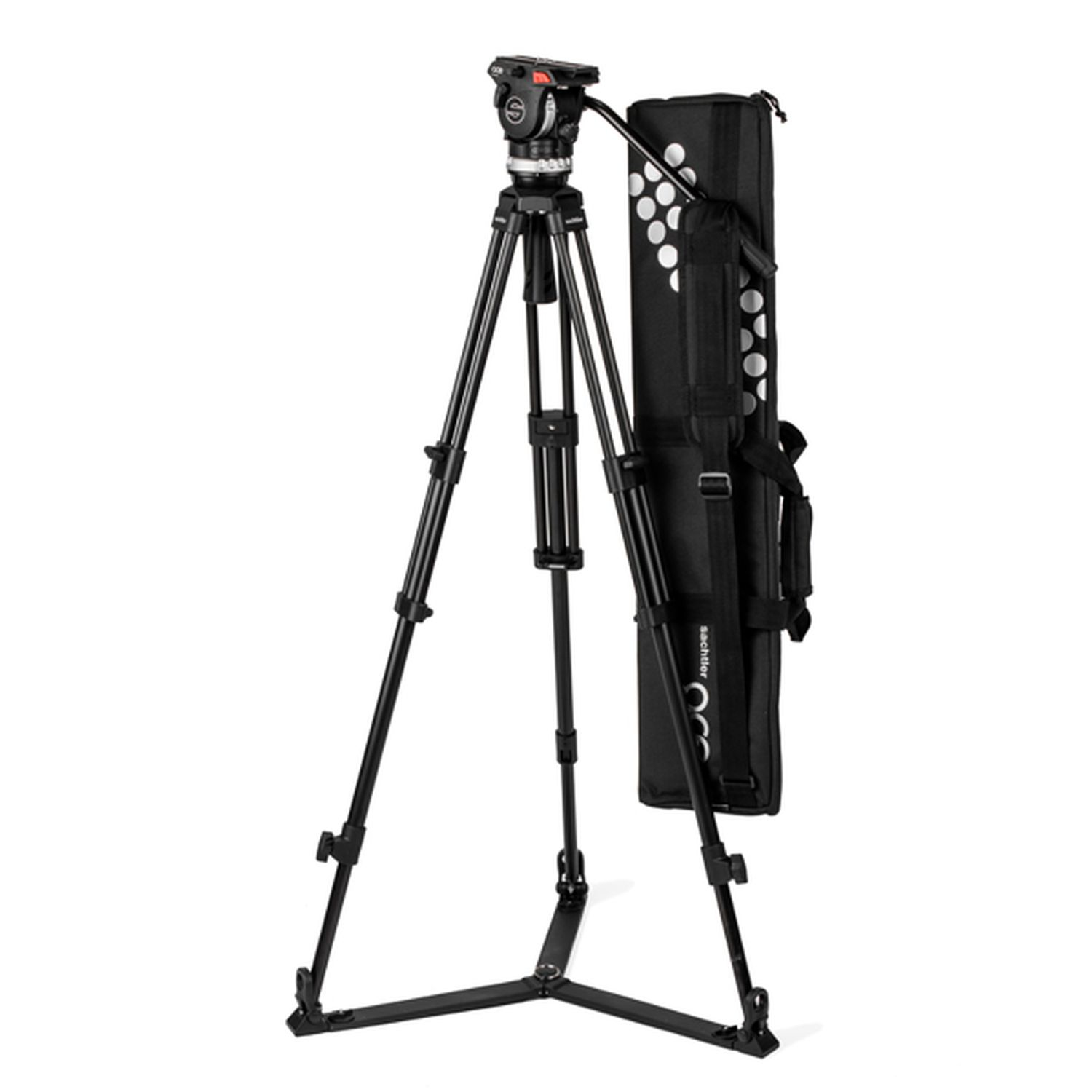 Sachtler SAC1019A System Ace XL Aluminium mit Fluidkopf, Ace 75/2 D Stativ, Bodenspinne und Tasche